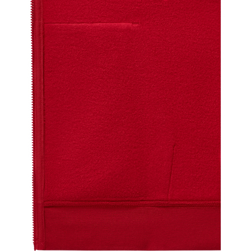 Худи JOGEL ESSENTIAL Fleece Zip Hoodie, темно-красный