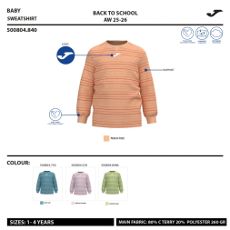 SUDADERA KIDS CAMP VERDE