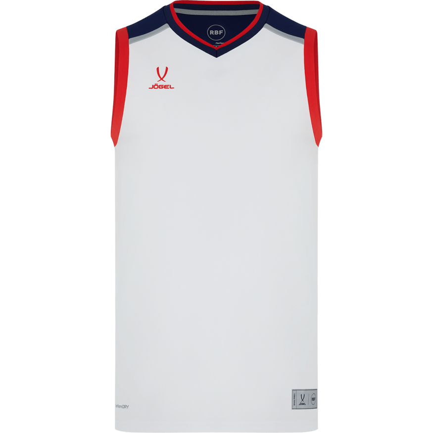 Майка баскетбольная JOGEL DIVISION PerFormDRY RBF Jersey, белый