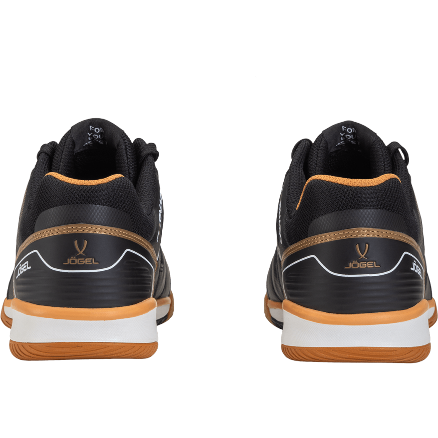 БЕЗ УПАКОВКИ Бутсы зальные JÖGEL Tornado 2.0 Black/gold