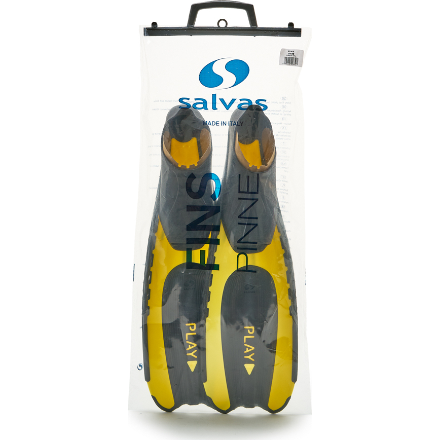 Ласты для плавания SALVAS Play Fin BA12836BBSTS, размер 36-37, синие