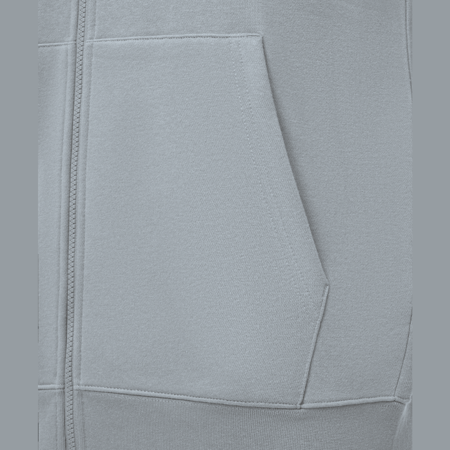 Худи JOGEL ESSENTIAL Fleece Zip Hoodie, серый