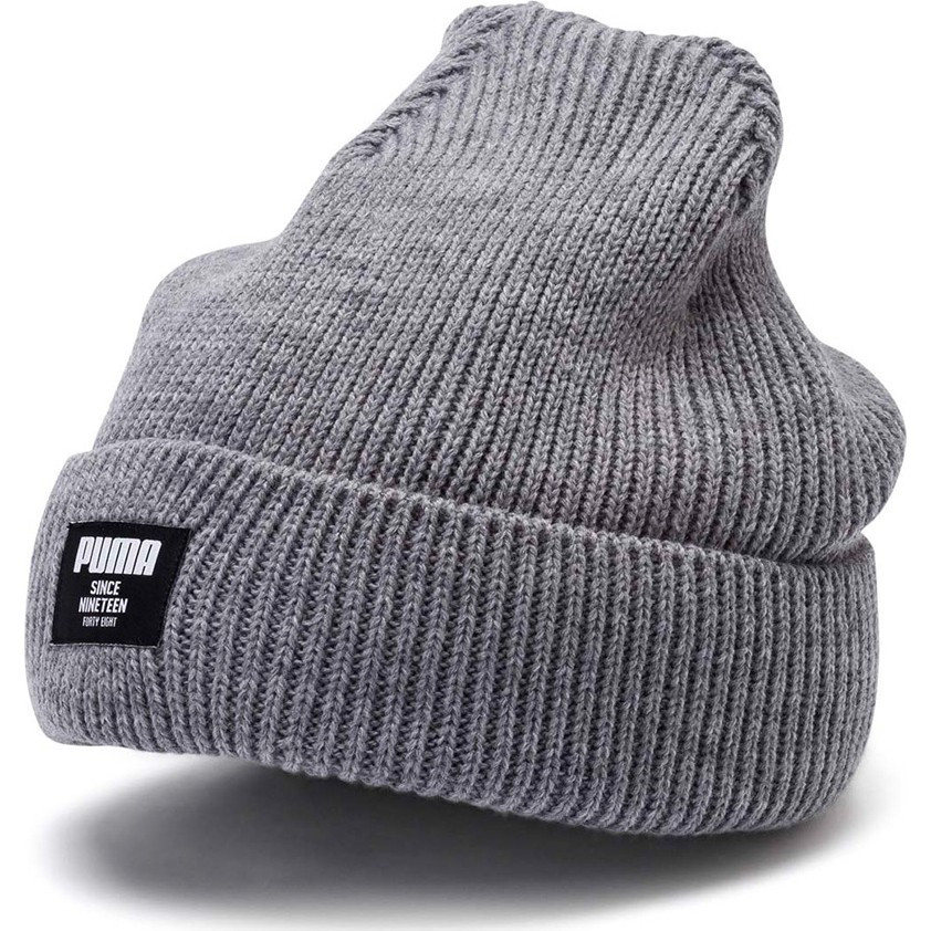 Шапка PUMA Ribbed Classic Beanie, 02170901, 100% акрил, черный