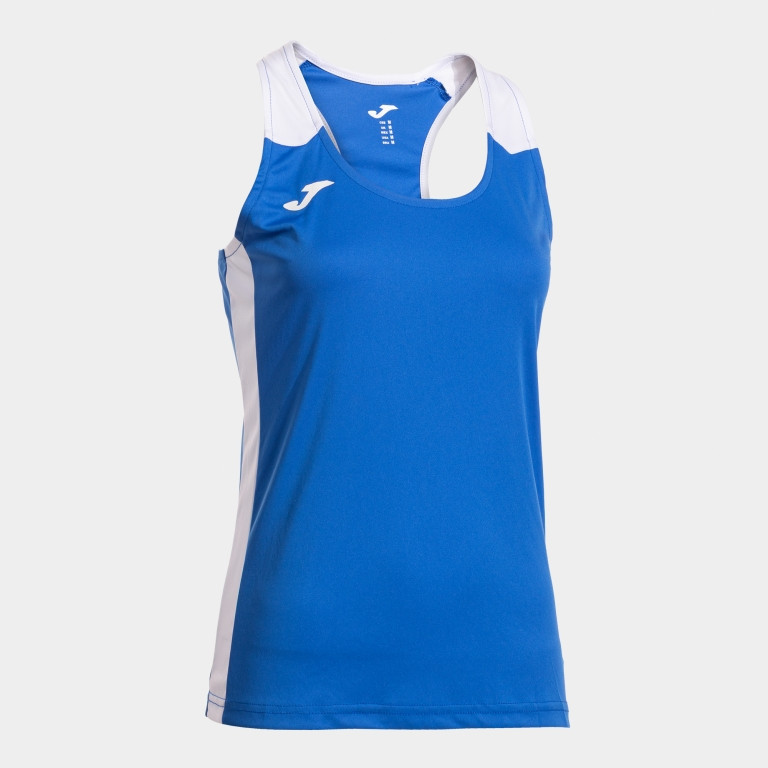 Майка на бретельках RECORD II Синий-белый