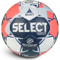 Мяч ганд. SELECT Ultimate EHF Euro Men Replica v26, 3572858749, р.3, ПУ, руч.сш, бело-сине-коралл