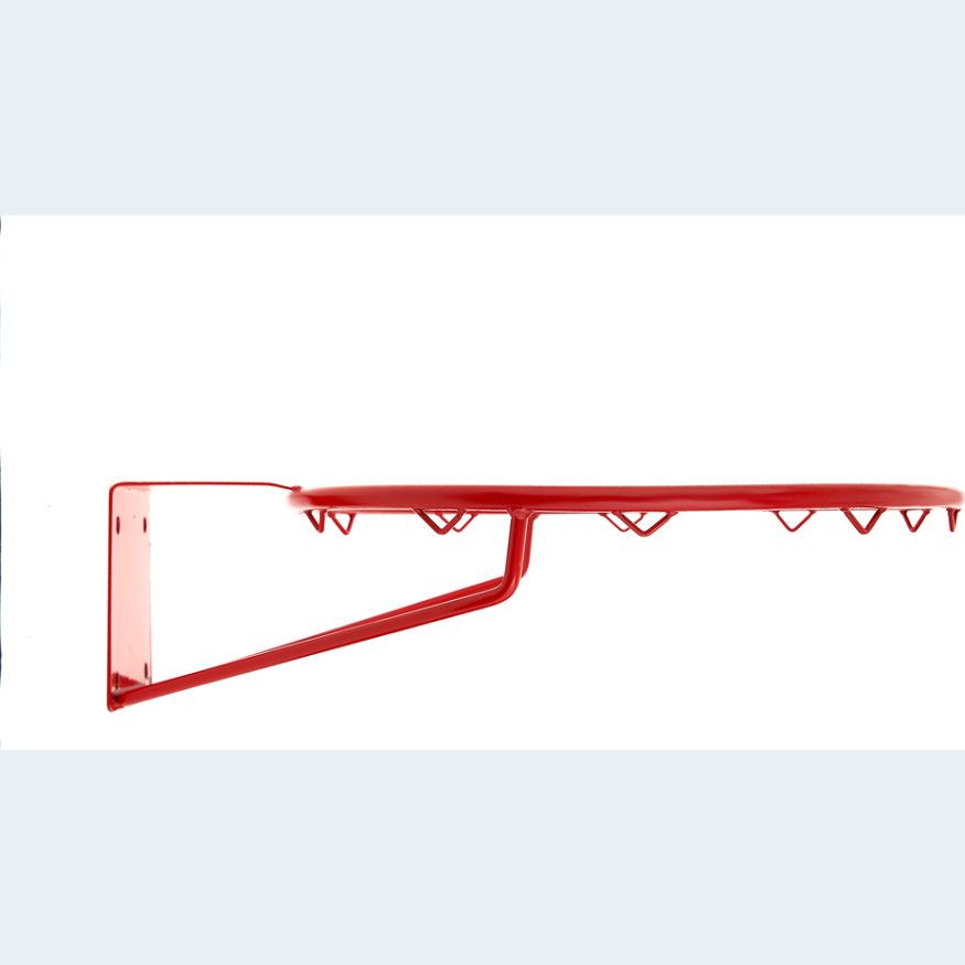 Кольцо баскетбольное № 7 MR-BRim7Pk, диаметр 450 мм с крючками без сетки