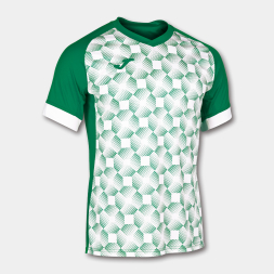 Футболка  игровая JOMA с коротким рукавом SUPERNOVA III Зеленый-белый