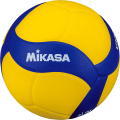Мяч вол. MIKASA V330W, р.5, синт.кожа (ПУ), 18 пан., оф. парам. FIVB,клееный, бут.кам, желто-синий