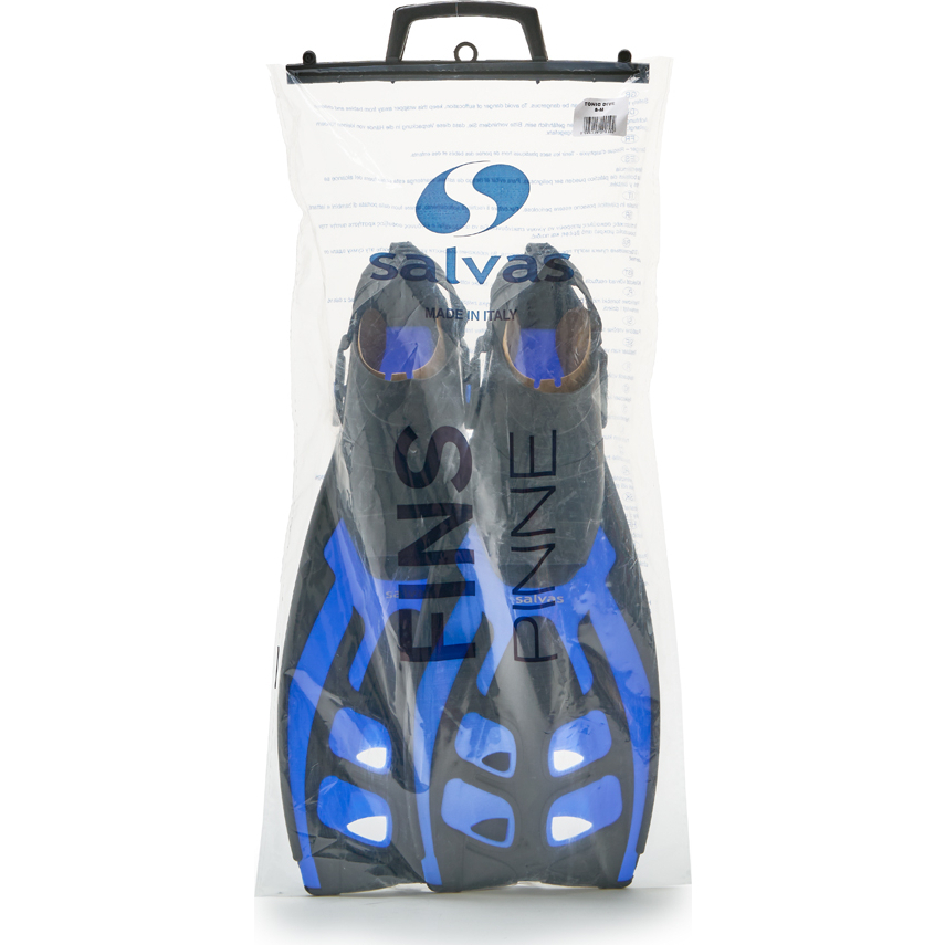 Ласты для плавания SALVAS Tonic Dive, BA190LXBBSTS, размер L/XL, синие