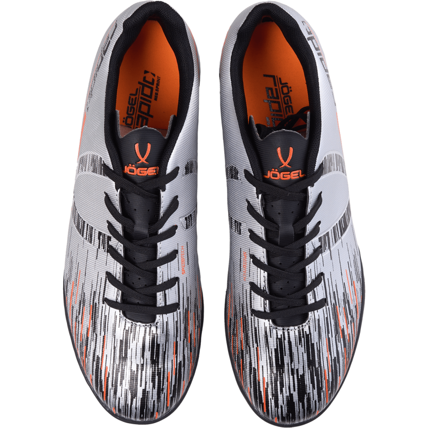 БЕЗ УПАКОВКИ Бутсы зальные JÖGEL Rapido IN Silver/black, детский