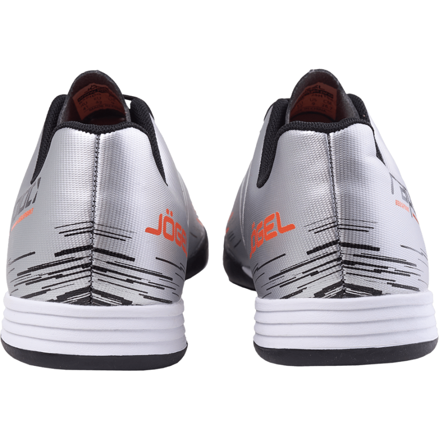БЕЗ УПАКОВКИ Бутсы зальные JÖGEL Rapido IN Silver/black, детский