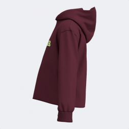 SUDADERA CON CAPUCHA NEW METAVERSE BURDEOS