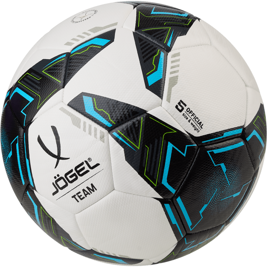 Мяч футбольный JOGEL Team №5, белый