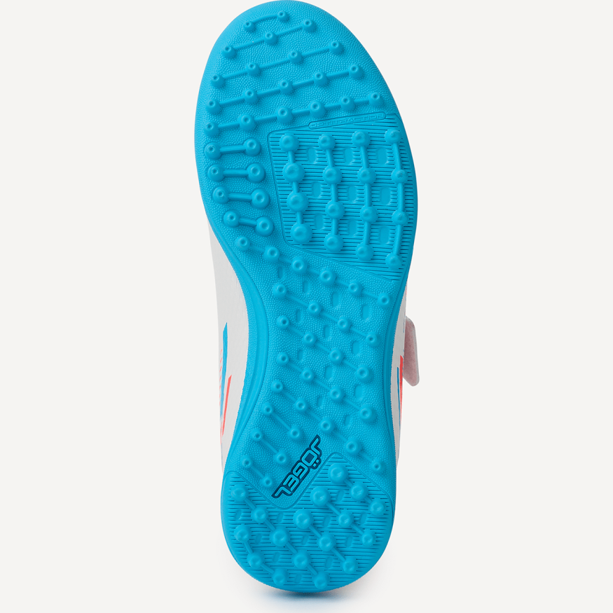 Бутсы многошиповые JOGEL Evofly TF Talant White/blue, детский