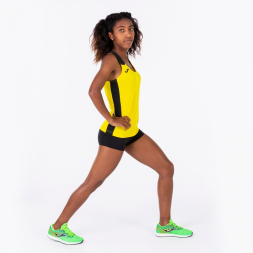 Майка на бретельках RECORD II Желтый-черный