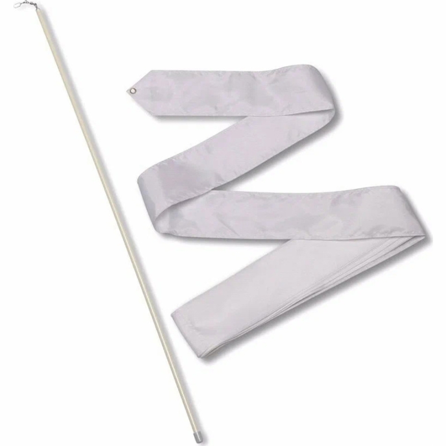 Лента гимнастическая с палочкой 50см, СЕ4-CB, длина 4м, васильковый