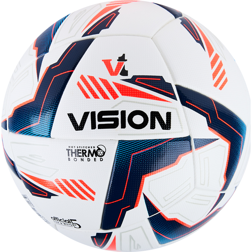 Мяч футб. VISION Sonic, FV324065,р.5, 24 пан.,FIFA Basic,PU, термосш.,бело-синий