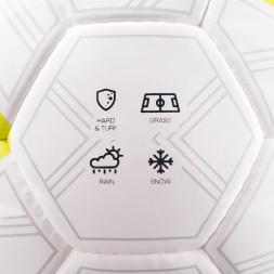 Мяч футб  TORRES Match, F323975, р 5, 32 панел  ПУ, 4 под  слоя, руч  сшив , бело-серо-голубой