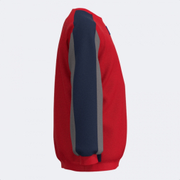 SUDADERA KIDS CAMP ROJO GRIS MARINO