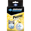 Мяч для настольного тенниса Donic 2* Prestige, белый 6 шт.