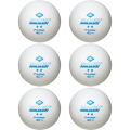 Мяч для настольного тенниса Donic 2* Prestige, белый 6 шт.