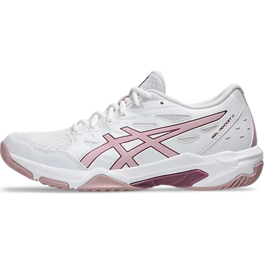 Кроссовки волейб. женские ASICS Gel-Rocket 11 1072A093 103, р.10,5 (рос.41), бело-розовые