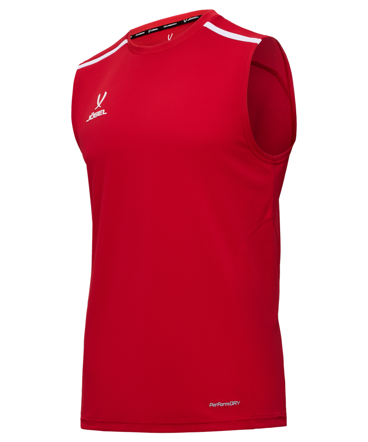 Майка тренировочная JOGEL DIVISION PerFormDRY Training Sleeveless, красный