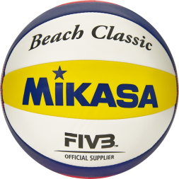 Мяч для пляжного волейбола сувенирный Mikasa BV1.550C, размер 1