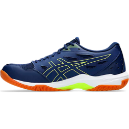 Кроссовки волейбольные мужские ASICS Gel-Rocket 11 1071A091 103, р.12,5 (рос.45.5), бело-т.синий