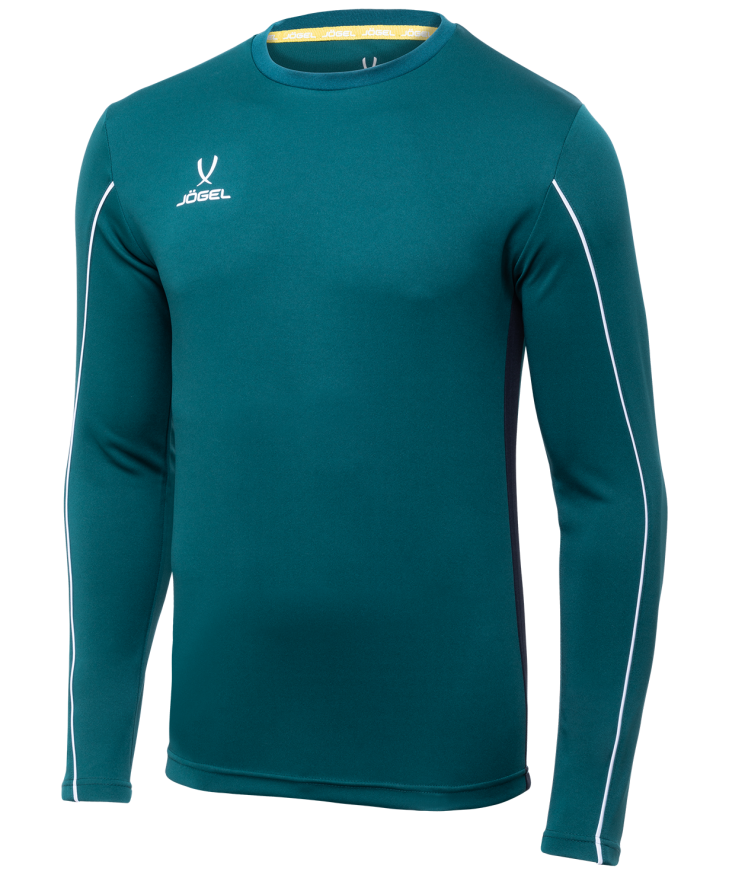 Футболка вратарская JOGEL CAMP GK Padded LS, зеленый/черный/белый, детский