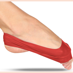 Лента для растяжки стопы INDIGO Heavy, IN239-R, 46*5*0.09см, красный