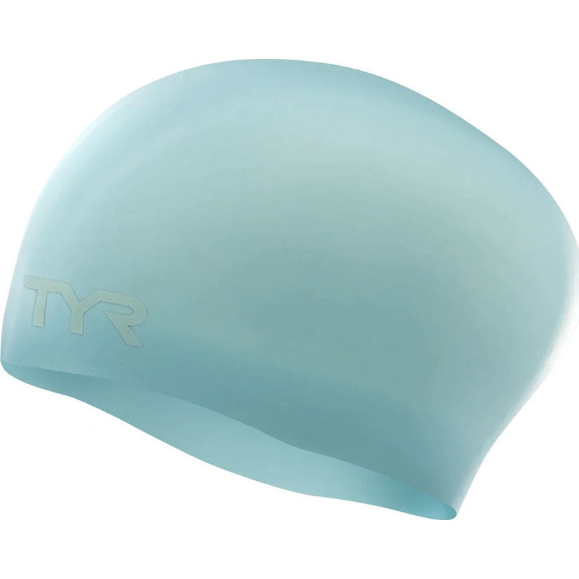 Шапочка для плавания TYR Long Hair Wrinkle-Free Silicone Cap, LCSL-001, черный