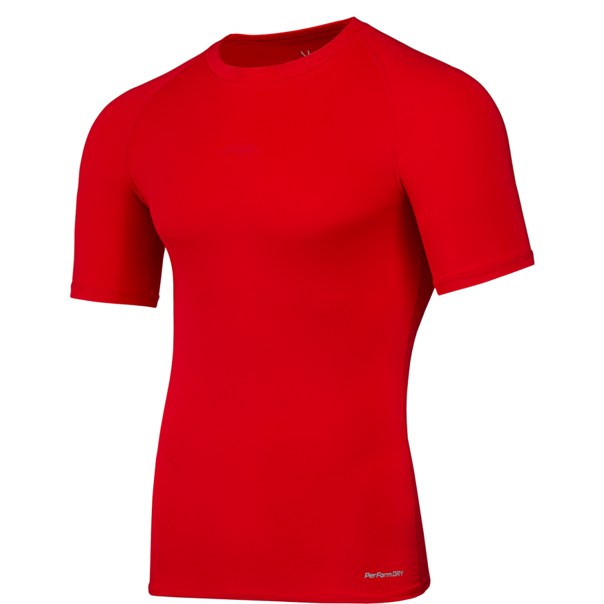 Футболка компрессионная JÖGEL PerFormDRY Baselayer Tee SS 2, красный