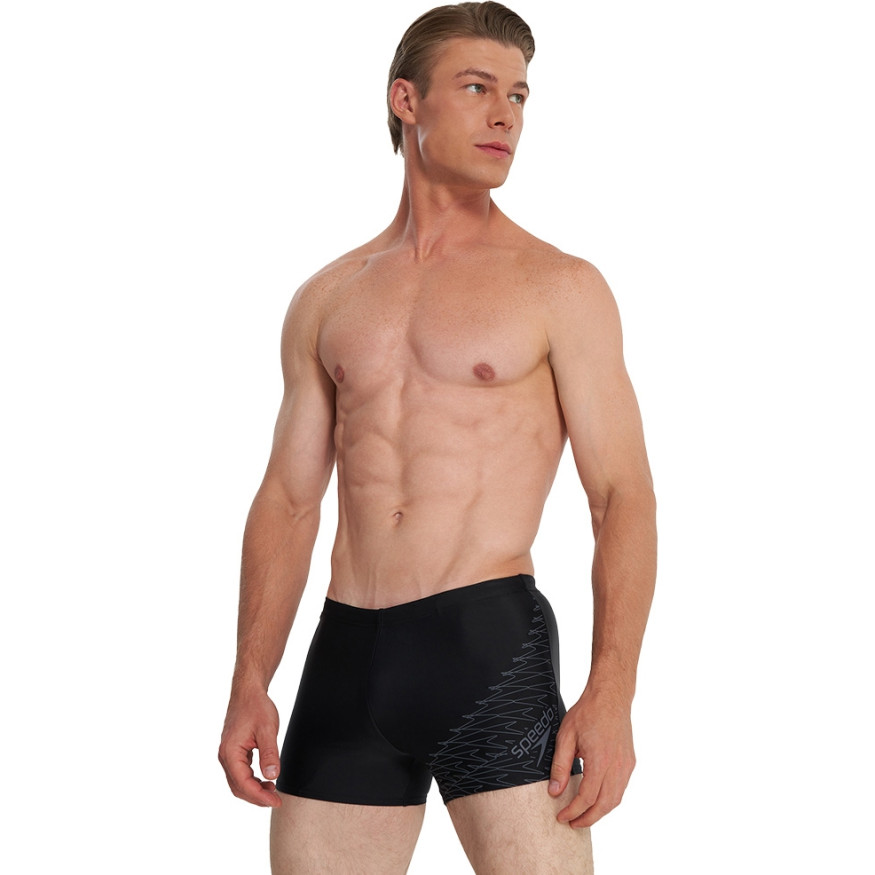 Плавки SPEEDO Eco Medley Logo Swim boxer, 8-1135415452, р 30 российский размер 46,  полиамид, полиэст, элас, черный