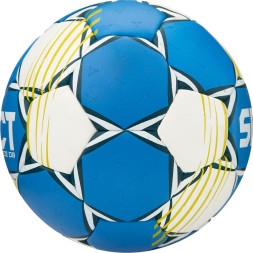 Мяч ганд  SELECT HB FORCE DB V25, 1621854205, Junior (р 2), EHF Appr,ПУ, гибр сш , сине-белый