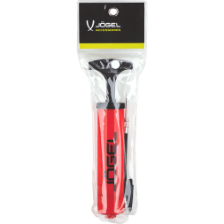 Насос JOGEL JA-102 ND, 20 см, гибкий шланг, игла, насадка для фитбола