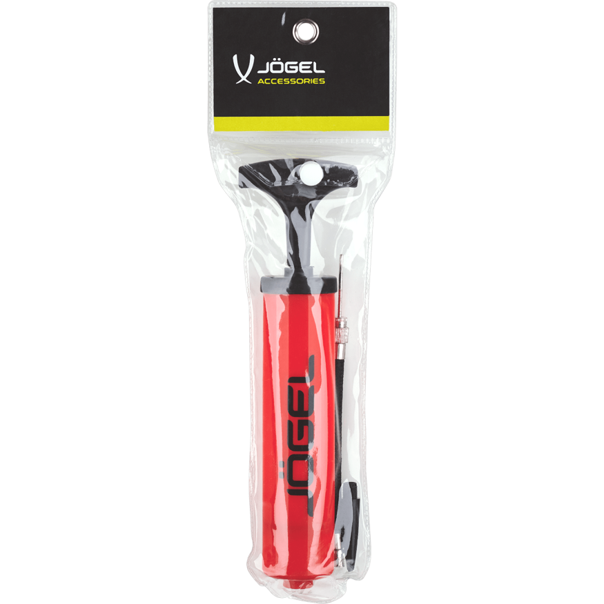 Насос JOGEL JA-102 ND, 20 см, гибкий шланг, игла, насадка для фитбола
