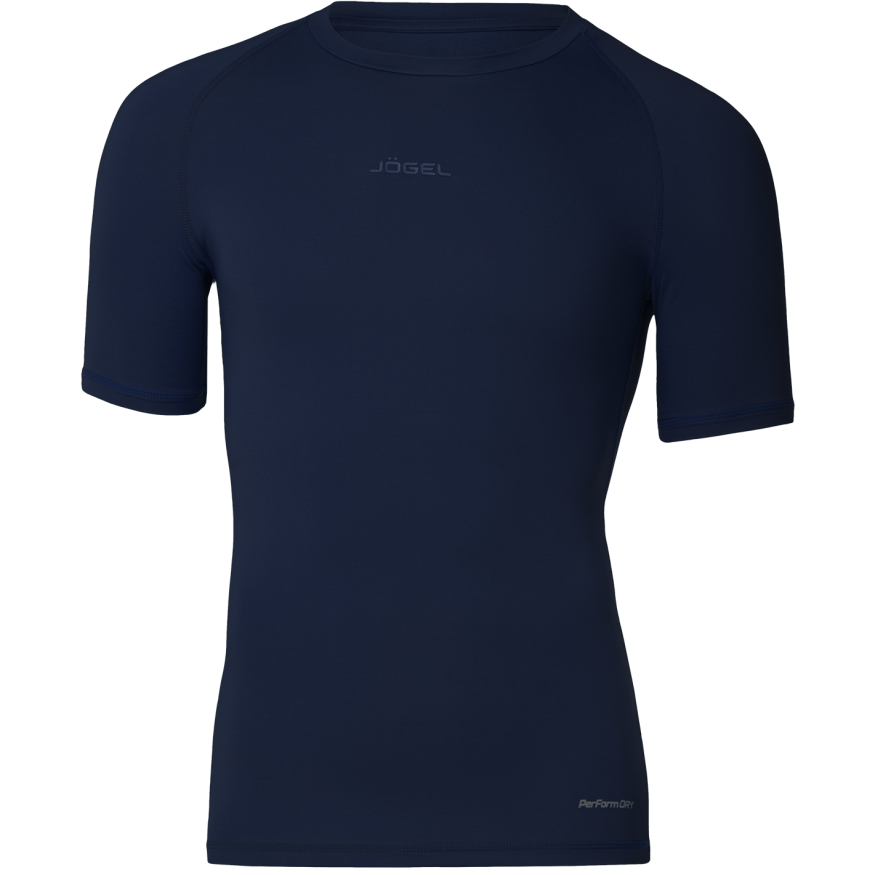 Футболка компрессионная JÖGEL PerFormDRY Baselayer Tee SS 2, темно-синий