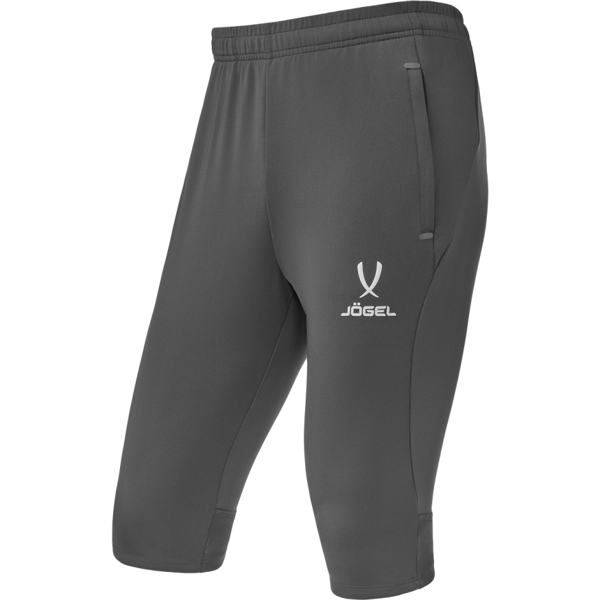 Брюки тренировочные с карманами JÖGEL PREMIER PerFormDRY 3/4 Training Pants, темно-серый