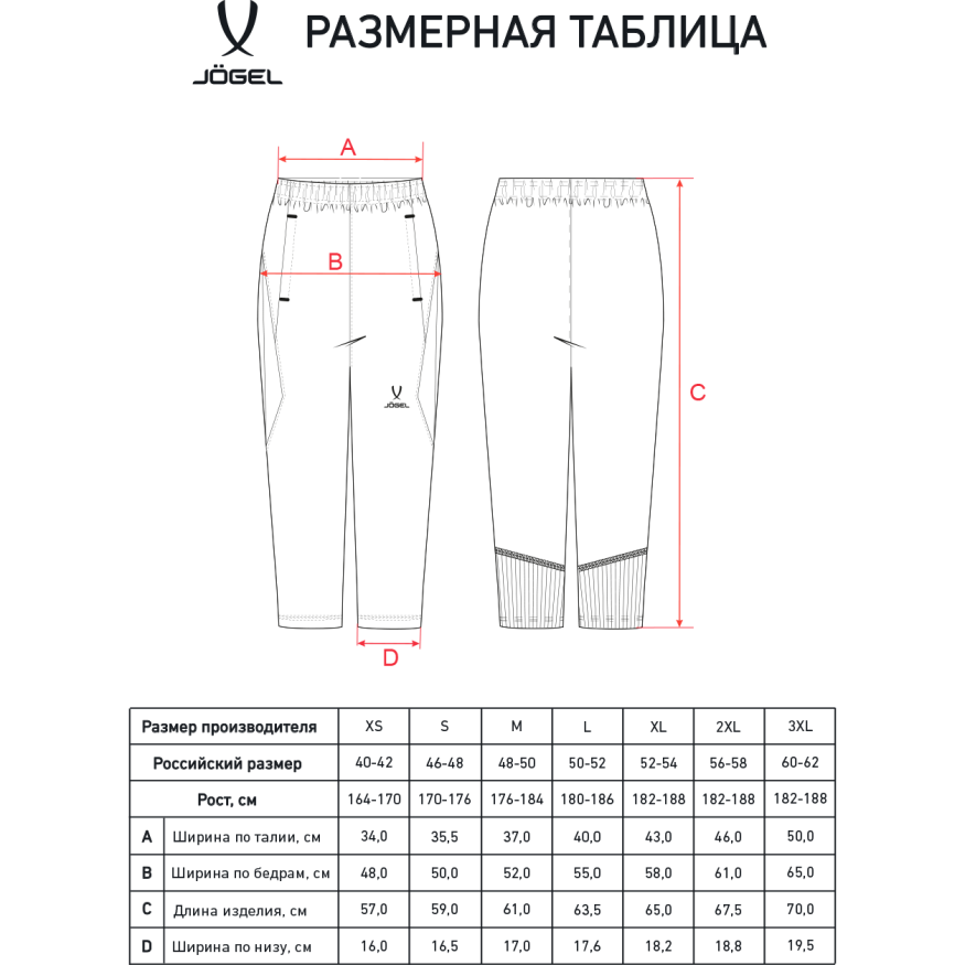 Брюки тренировочные с карманами JÖGEL PREMIER PerFormDRY 3/4 Training Pants, темно-серый