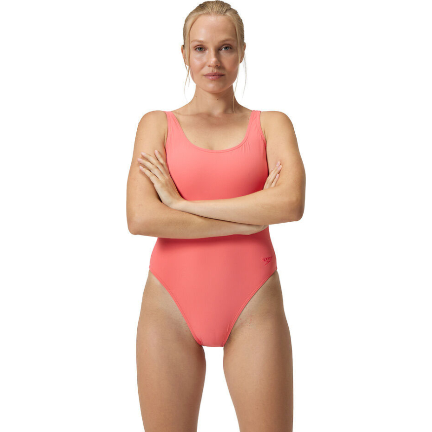 Купальник SPEEDO Textured Belted Deep, 8-00387416243, размер 32, российский размер 44, полиамид, эластан, полиэстер