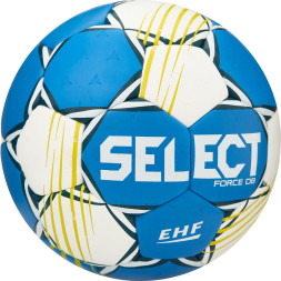 Мяч ганд  SELECT HB FORCE DB V25, 1622858205, Senior (р 3), EHF Appr,ПУ, гибр сш , сине-белый