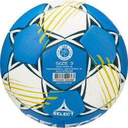 Мяч ганд  SELECT HB FORCE DB V25, 1622858205, Senior (р 3), EHF Appr,ПУ, гибр сш , сине-белый