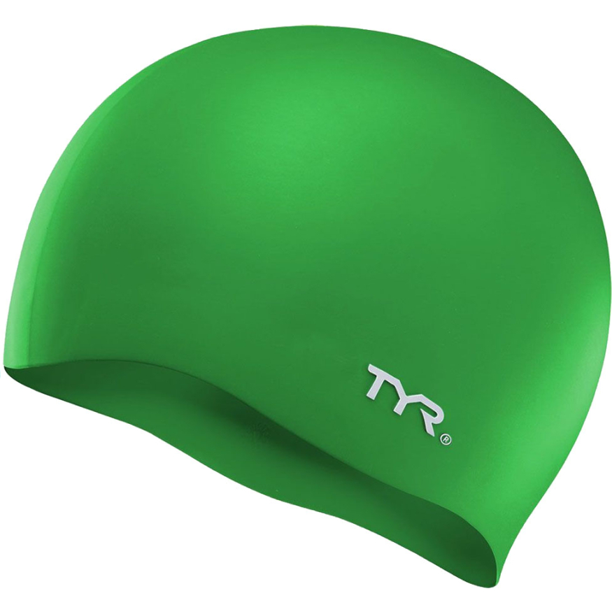 Шапочка для плавания TYR Wrinkle Free Silicone Cap, LCS-100, белый