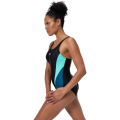 Купальник SPEEDO Colourblock 2.0 Muscleback, 8-00424816243, размер 32, российский размер 44, полиамид, эластан, полиэстер