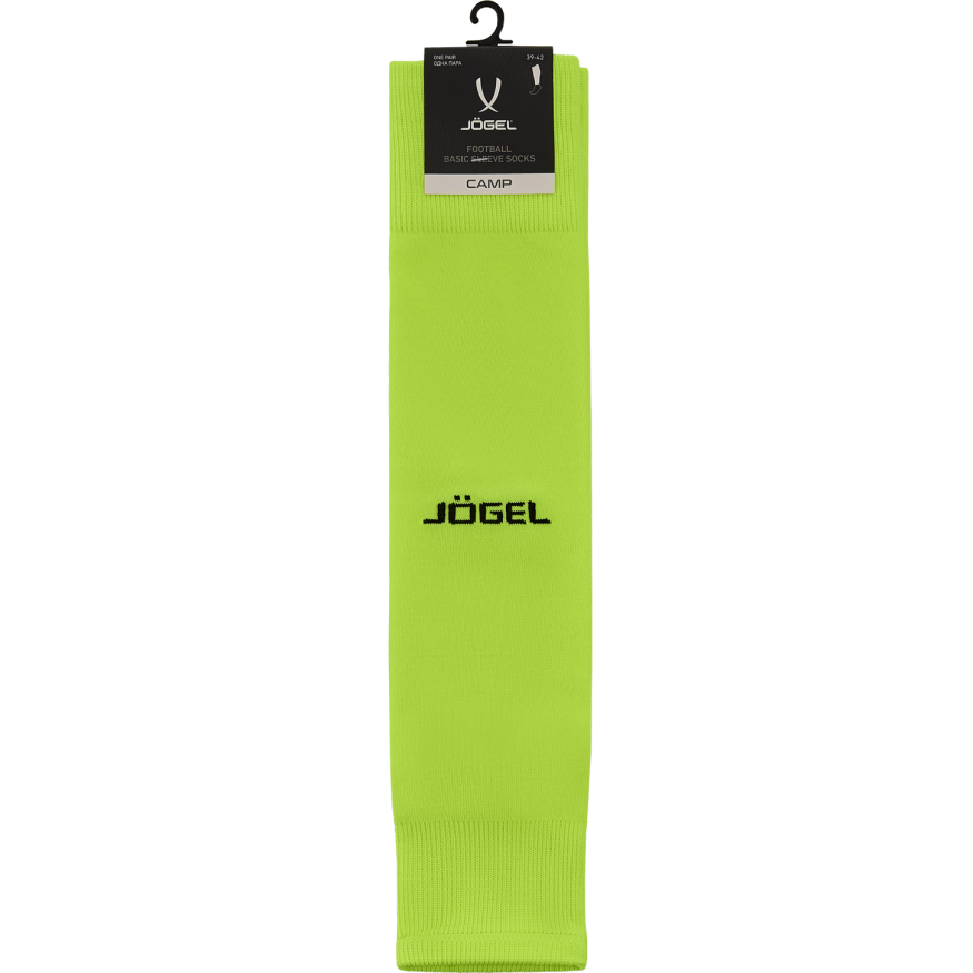 Гольфы футбольные JOGEL CAMP BASIC SLEEVE SOCKS, желтый неон/черный