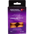Мяч для настольного тенниса Roxel 3* Prime, оранжевый, 6 шт.