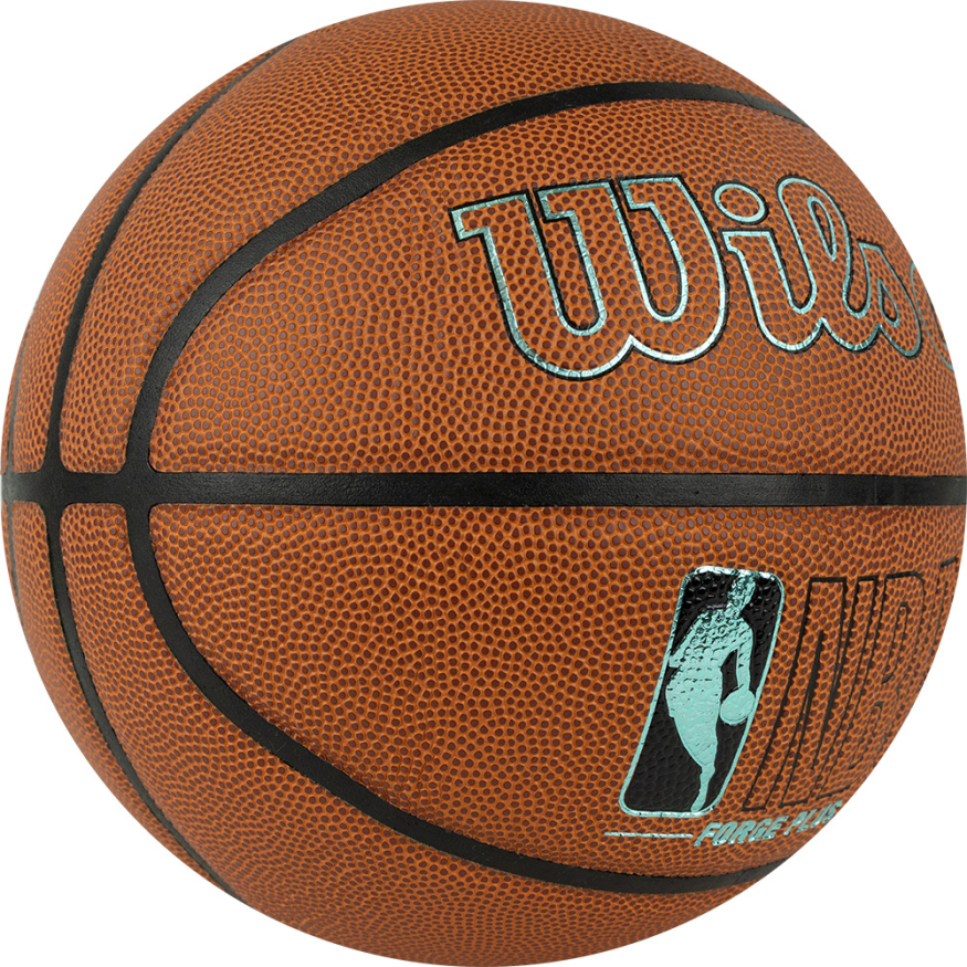Мяч баск. WILSON NBA Forge Plus Eco BSKT, WZ2010901XB6, р.6, PU, бутиловая камера, коричневый