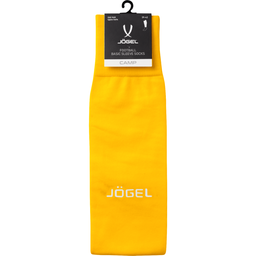 Гольфы футбольные JOGEL CAMP BASIC SLEEVE SOCKS, желтый/белый