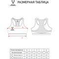 Бра тренировочное JOGEL DIVISION PerFormDRY Training Bra W, черный